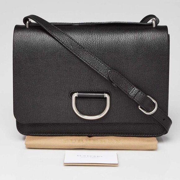 Burberry Black Leather Medium D-Ring Crossbody Bag - Picture 5 of 11